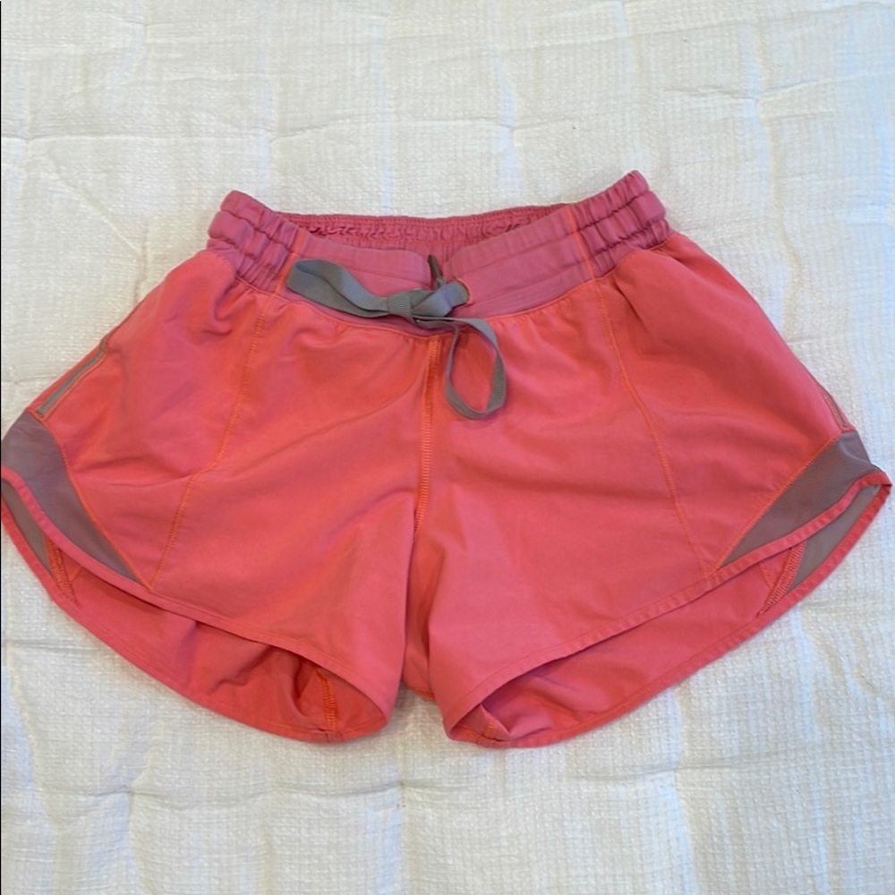 pink lulu lemon shorts